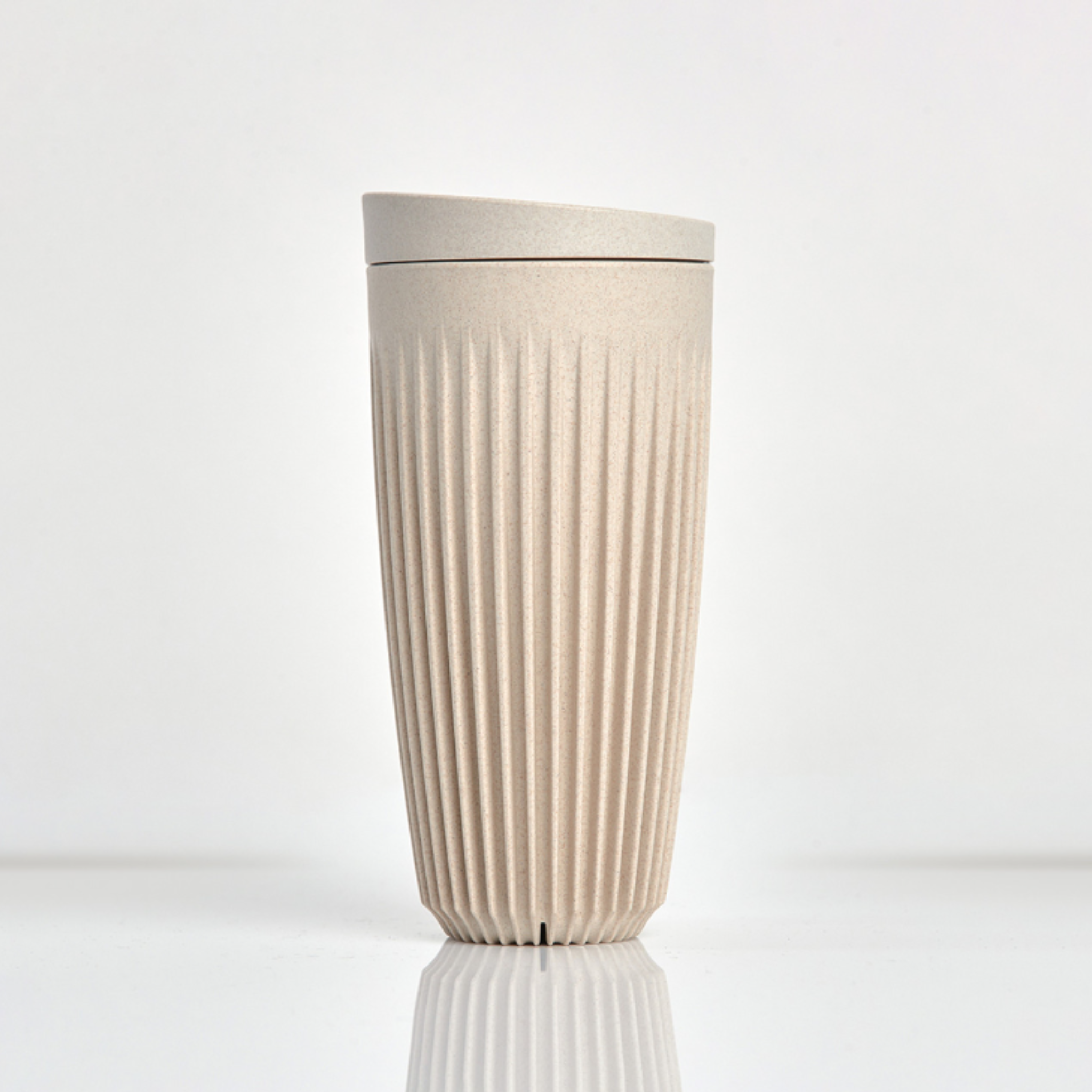Huskee Cup - Natural Cup & Lid Combo