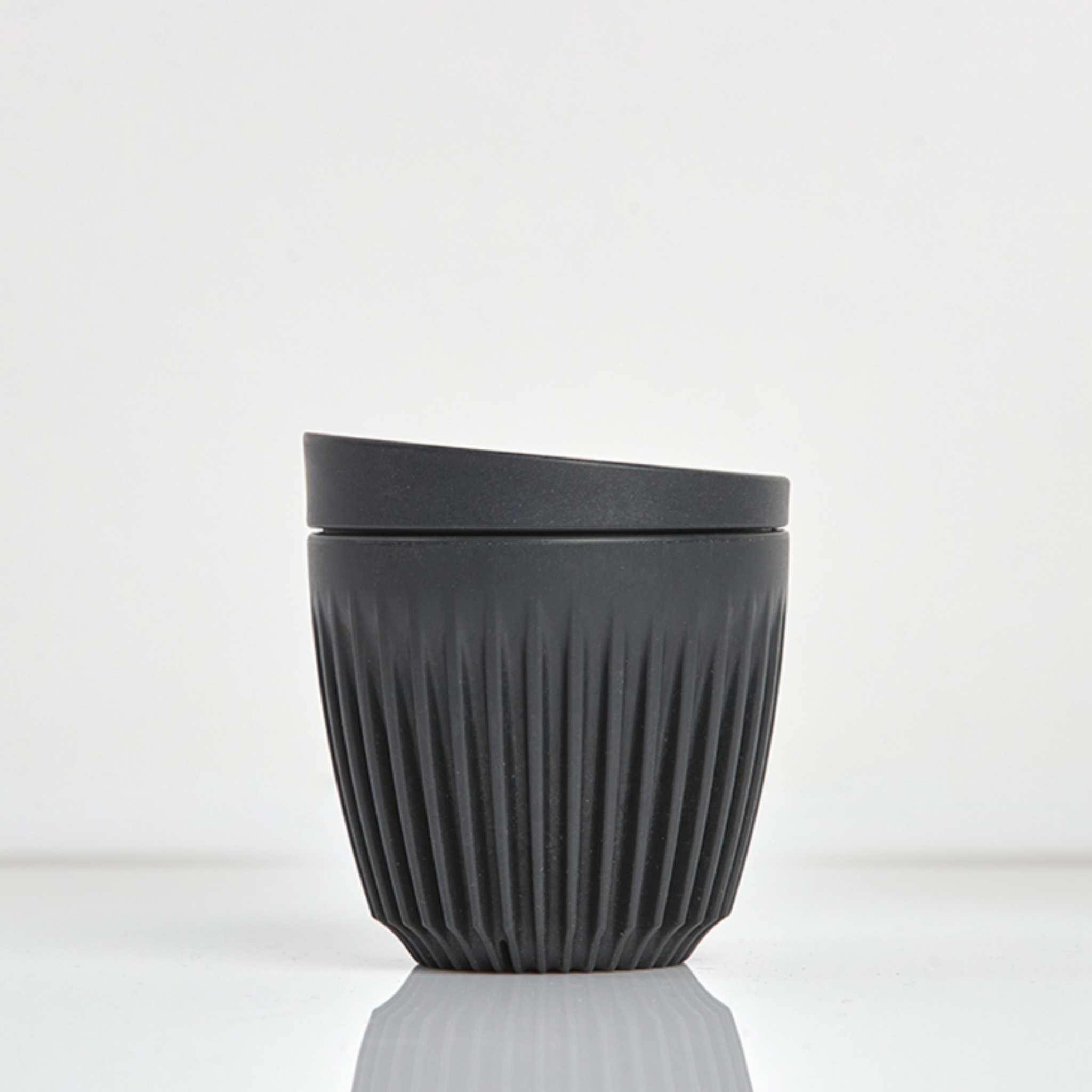 Huskee Cup - Charcoal Cup & Lid Combo