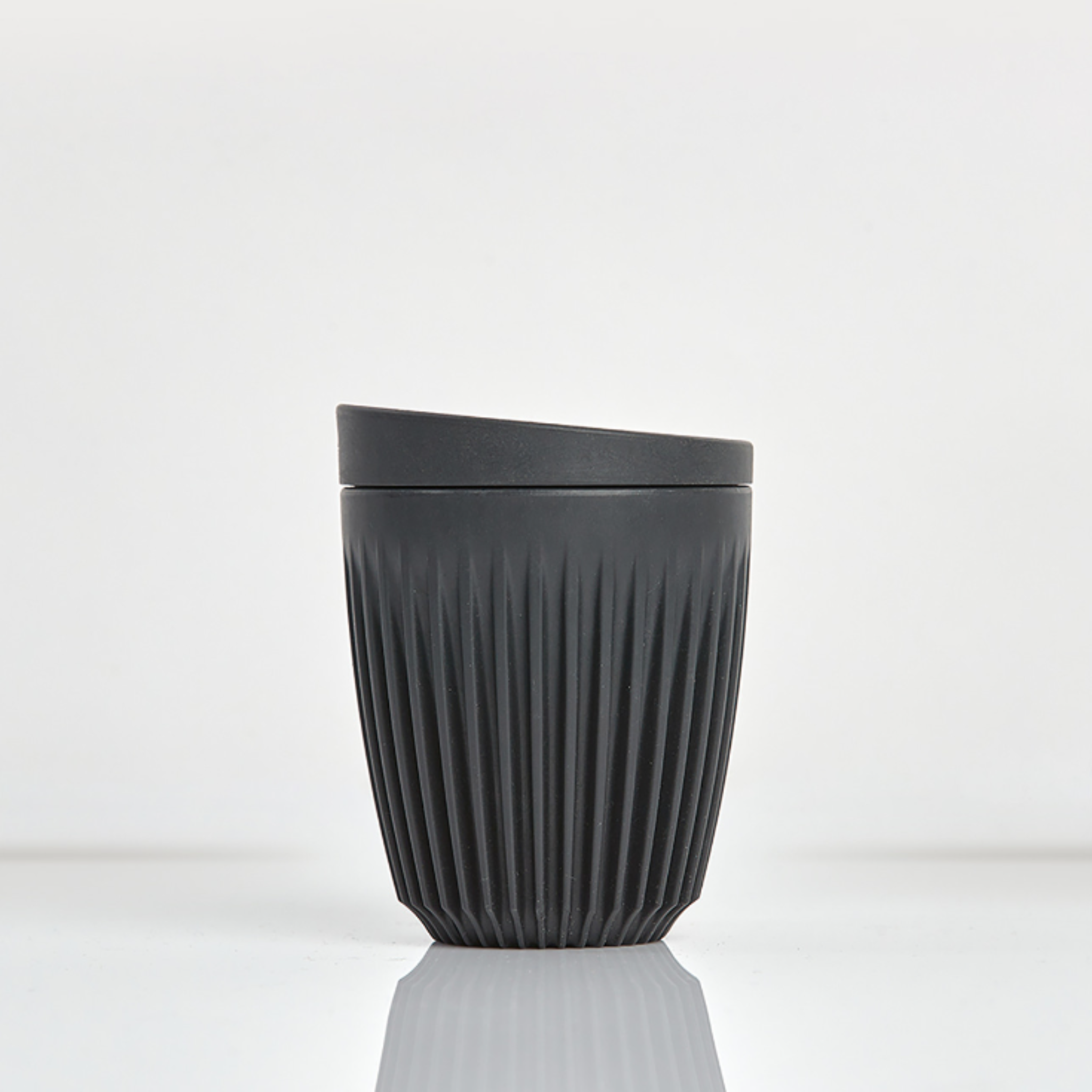 Huskee Cup - Charcoal Cup & Lid Combo