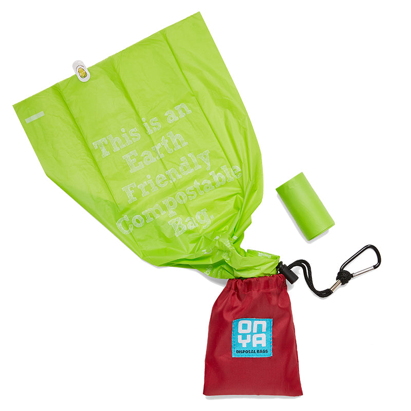 Dog Waste Disposal Bags and Pouch