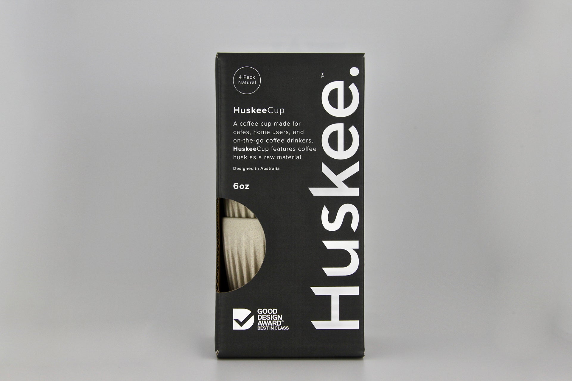 Huskee - Natural Cups 4 pack