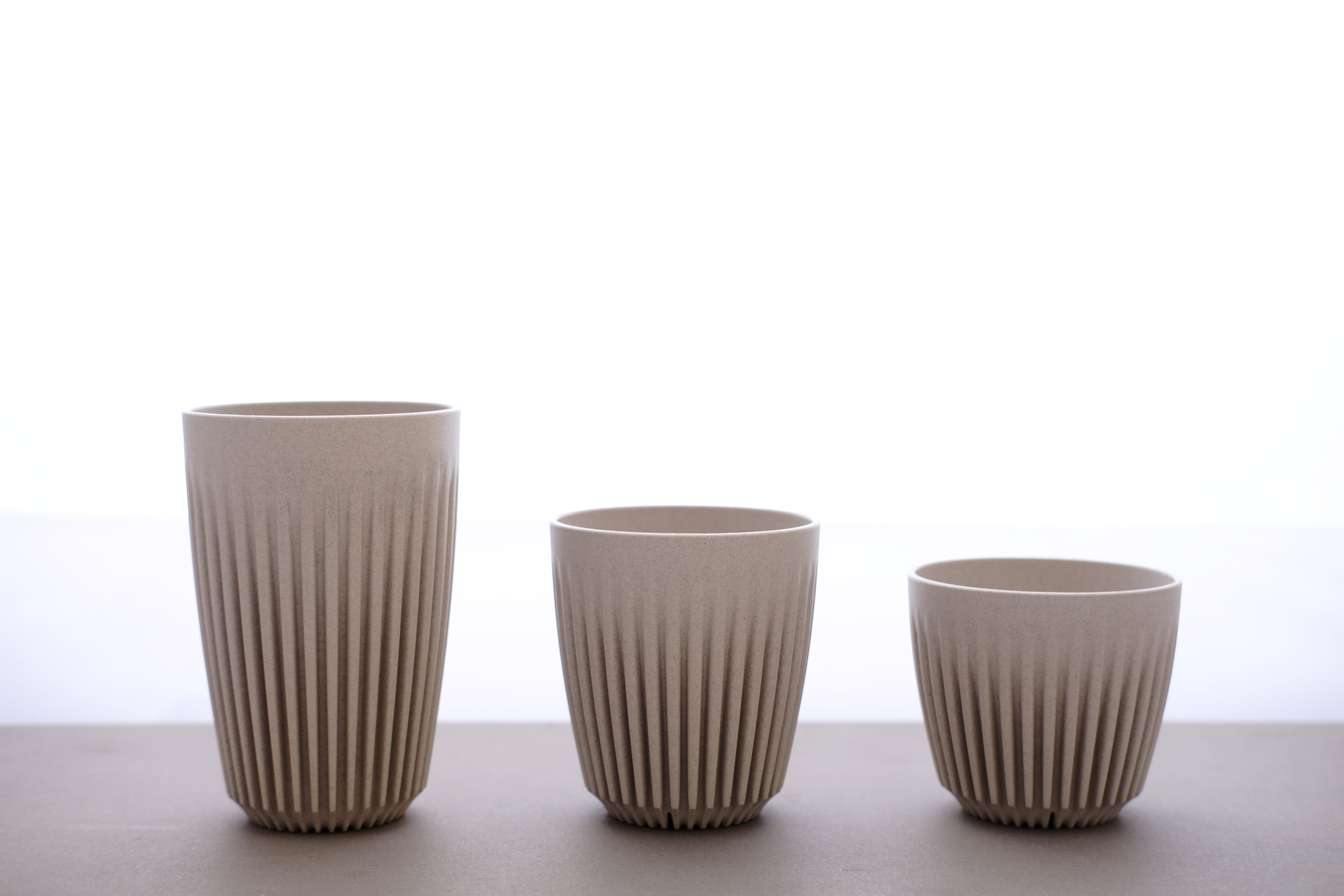 Huskee Cup - Natural Cup & Lid Combo