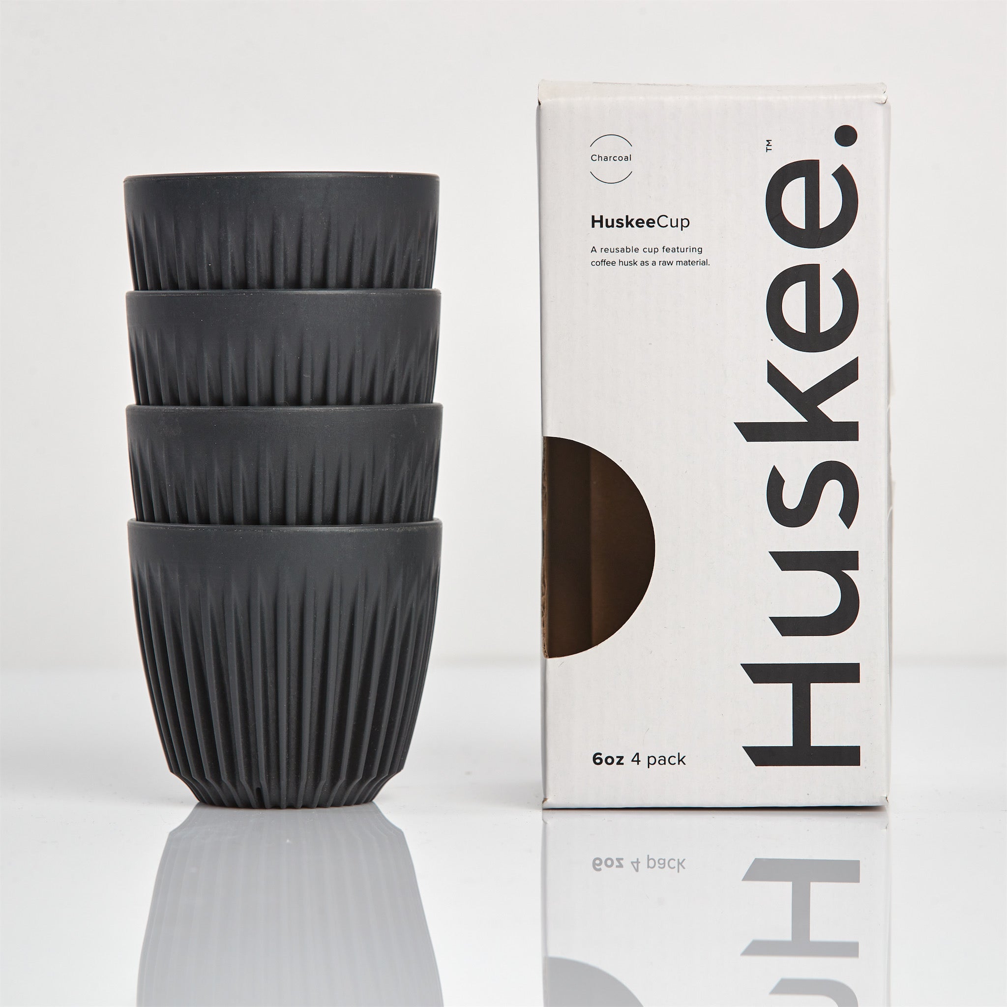 Huskee - Charcoal Cup 4 pack