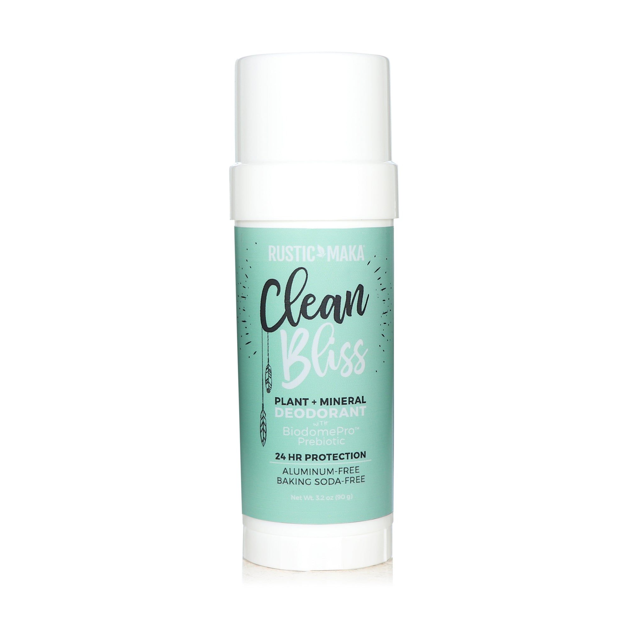 Clean Bliss Prebiotic Natural Deodorant - Baking Soda Free