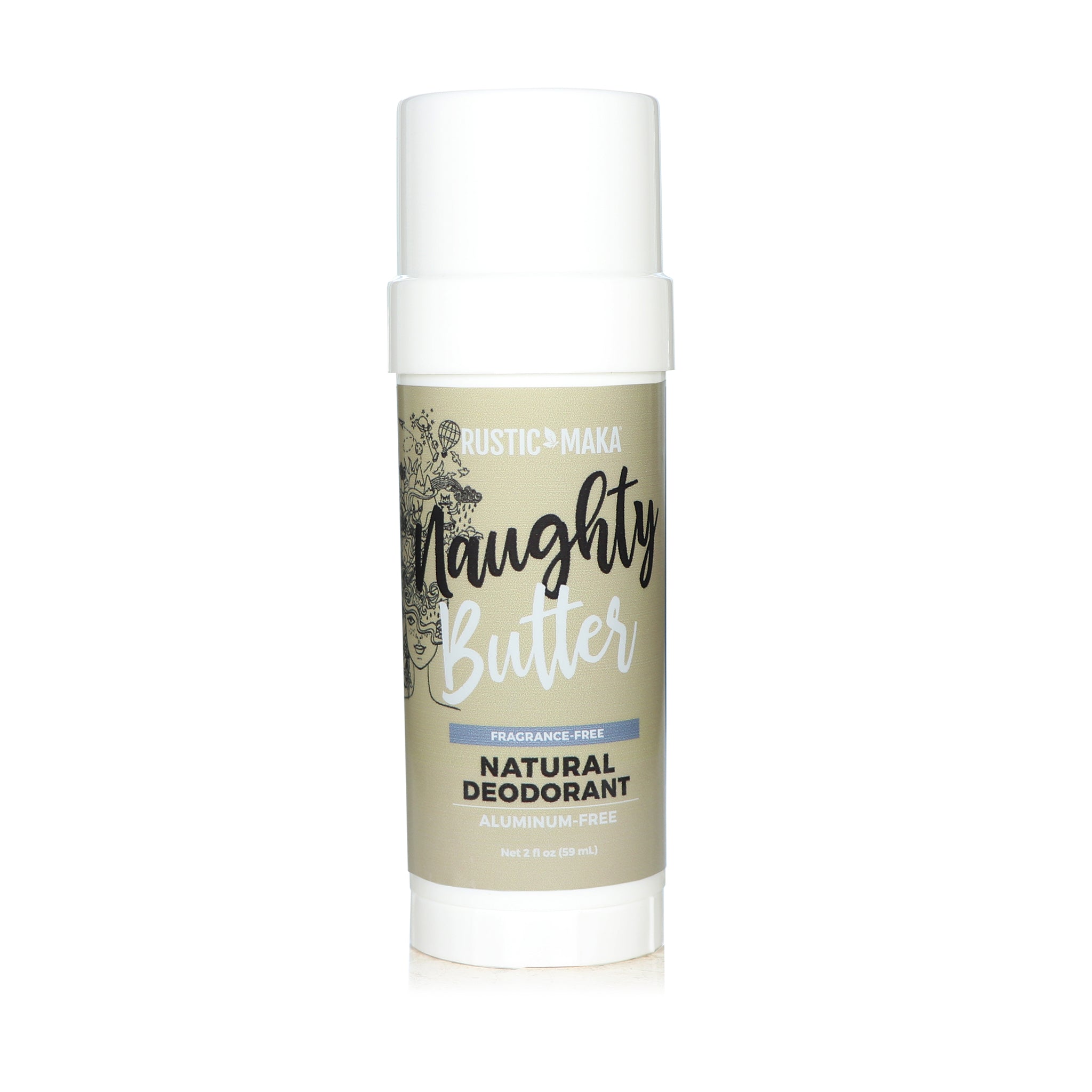 Rustic MAKA Naughty Butter Natural Deodorant